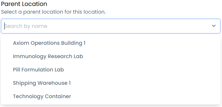 Parent location selection