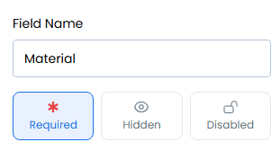 Required field checkbox