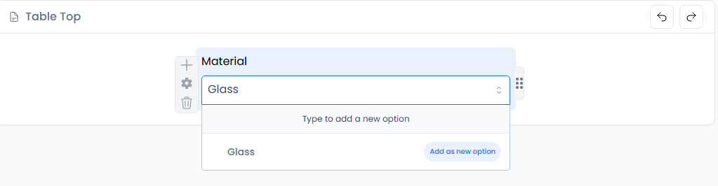 Configuration options