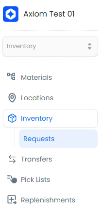 Requests submenu