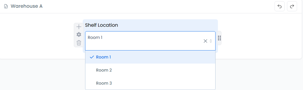 Selected option