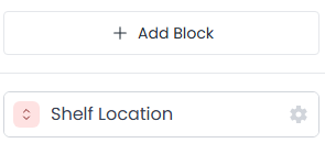Add block button