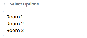 Attribute options