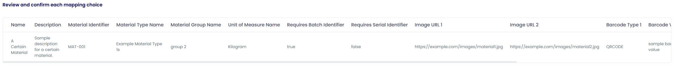 Reviewing and submitting import